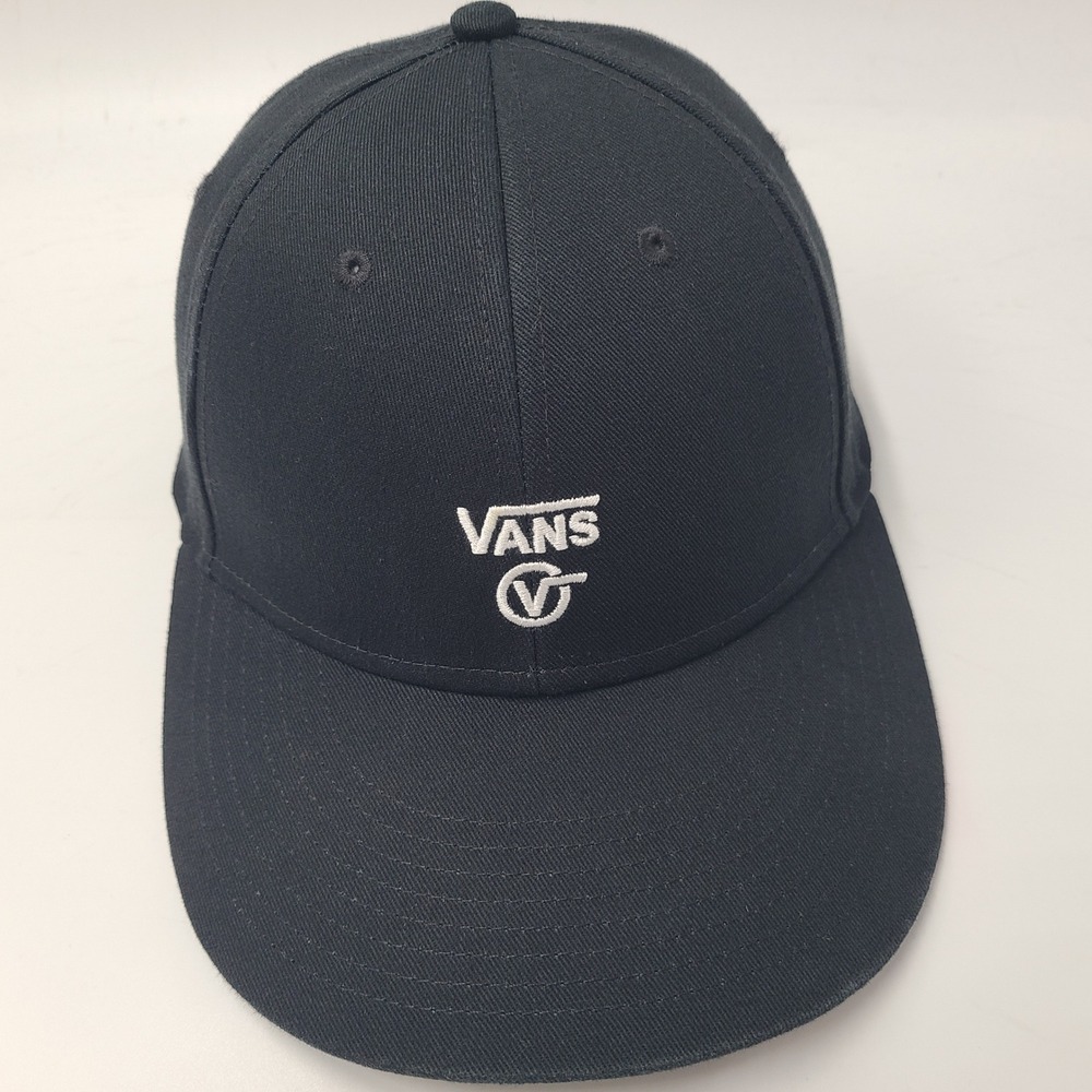 Vans Hat Snapback Black White Logo Skate Skateboard‎ Surf Casual Streetwear Men